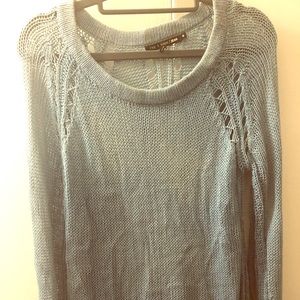 Rag&Bone Light blue and white ombré cotton sweater